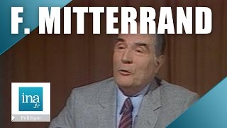 François Mitterrand  quotvous êtes lhomme du passifquot  Archive INA [upl. by Llenehc847]