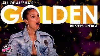 EVERY Alesha Dixon GOLDEN BUZZER on BGT from 20142023 [upl. by Ailana]