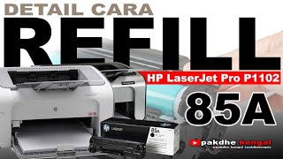 Detail Cara Refill HP Laserjet P1102 cara isi ulang toner hp laserjet p1102 refill toner hp laser [upl. by Dduj414]