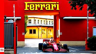 Charles Leclerc Drives Ferrari SF1000 F1 Car Through Maranello [upl. by Dor837]