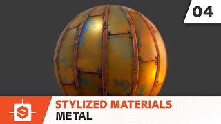 Stylized Materials with Substance Designer  Metal  Adobe Substance 3D [upl. by Lamok]