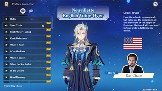 English Neuvillette Voice Lines by Ray Chase Eng Sub [upl. by Canfield]