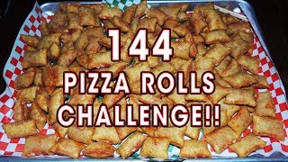 Giligins 144 Totinos Pizza Rolls Challenge in Scottsdale Arizona [upl. by Lanti]