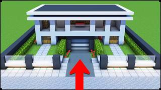 How To Build a Modern House In Minecraft [upl. by Douglas]