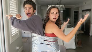 DUCT TAPED TO BRENT RIVERA FOR A DAY [upl. by Metcalf]