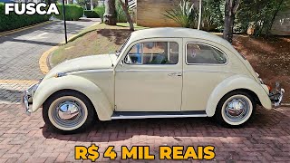 VOLKSWAGEN FUSCA À VENDA POR APENAS 4 MIL REAIS [upl. by Faustina657]