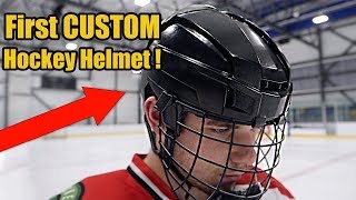 First 3D Printed Custom Made Hockey Helmet made for your head  Kav Helmet [upl. by Caneghem]