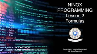 102 Programming Ninox  Formulas [upl. by Gwenny]