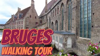 🇧🇪BRUGES  4K  walking tour [upl. by Nibram40]