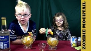 Zombie Mocktail Recipe How To nonalcoholic virgin [upl. by Zared]