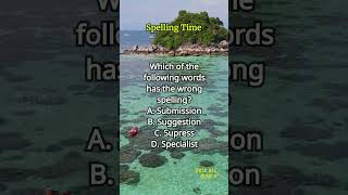 Spelling Time 327 spelling englishlearning englishvocabulary questions quiz [upl. by Werner]