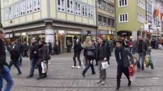 4 advent samstag in FREIBURG innenstadt shopping [upl. by Aseret35]