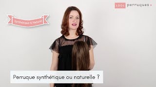 Quel type de perruque choisir  naturel ou synthétique  Conseils BeautyHair 1001Perruques [upl. by Pruchno595]