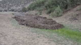 Flash Flood Fills 6 ft Culvert on Cerrososo Road 7813 [upl. by Olwen]