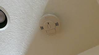 Kidde KNCOPEI Smoke Alarm Test [upl. by Esidarap482]