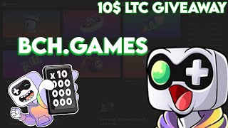 BCHGAMES  SAFETY AND FASTLY  10 LTC Giveaway For affilaters [upl. by Adroj96]