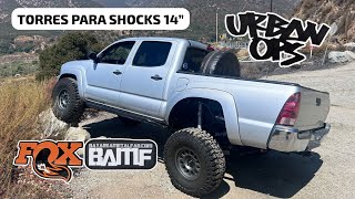 14” shocks traseros Tacoma 2nd3rd gen Long Travel on a budget  URBANOPS [upl. by Lachish287]