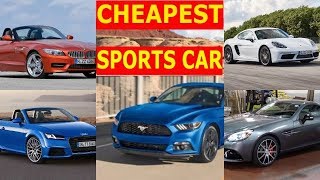 TOP 5 CHEAPEST SPORTS CARS in INDIA 2018 [upl. by Onidranreb945]