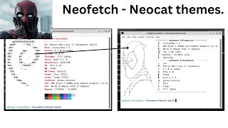 Neofetch  Neocat themes [upl. by Nibaj]