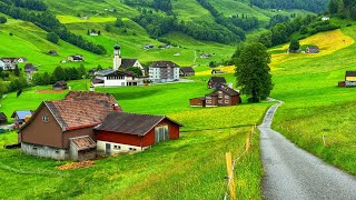 Switzerland  Relaxing walk in the most beautiful places in Appenzellerland  Swiss countryside [upl. by Eissirk]