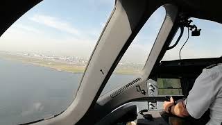 Cockpit View Airbus A350 Landing at Tokyo Haneda Airport [upl. by Alisun341]