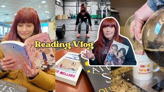 cozy reading vlog fragile enchantment OBSESSED w atlas six gym and coffeeee 🪡⚡️☕️ vlog04 [upl. by Notle160]