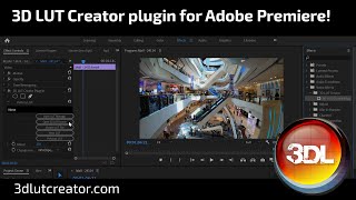 3D LUT Creator plugin for Adobe Premiere [upl. by Belldas]