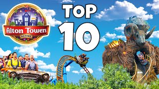 Unveiling Alton Towers Best Rides Top 10 MustTry Attractions [upl. by Eadith]