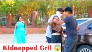 kidnapping social experiment  prank video social experiment  Gril kidnapping reall video [upl. by Lipinski]