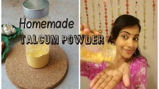 DIYHOW TO make homemade natural face powder recipeEasy amp simple Talcum powder recipe made at home [upl. by Katherine]