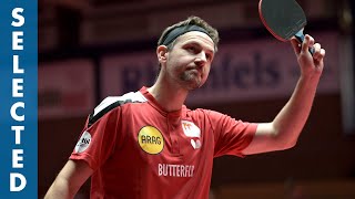 Timo Boll vs Jin Takuya I TTBL Selected I Saison 202223 [upl. by Gonick663]