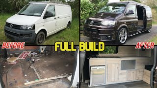 Complete Camper Van Build Start to finish Conversion [upl. by Elmajian]