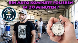 Ein ganzes Auto folieren in 20 Minuten mit Sidney Hoffmann [upl. by Nnyltiac]