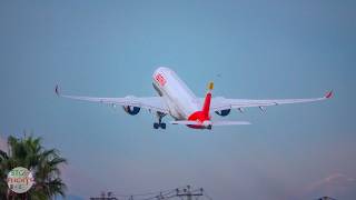 Iberia Airbus A350 departing from Santiago Plane spotting at Pudahuel airport SCL [upl. by Eilyk278]