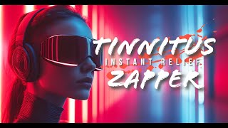 Galactic Tinnitus Zapper Cosmic Relief Audio  10 Hours with Dark Screen [upl. by Lihcox]