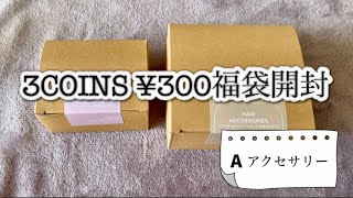 3COINS 300円福袋開封♡ピアス ヘアアクセサリー ポーチ付き [upl. by Aynatal269]