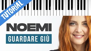 TUTORIAL Noemi  Guardare Giù  Piano Tutorial con Synthesia [upl. by Llebyram]