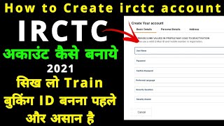 How to Create IRCTC Account in PC  IRCTC Train Ticket Booking Id Kaise Banega  theamitkt [upl. by Eeloj493]