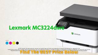 Lexmark MC3224dwe Color Multifunction Laser Printer with Print Copy Scan and Wireless Capabilities [upl. by Mamie524]