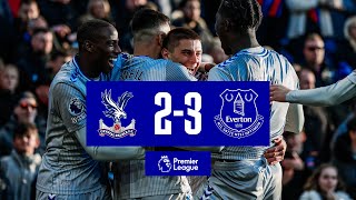 PREMIER LEAGUE HIGHLIGHTS CRYSTAL PALACE 23 EVERTON [upl. by Gregrory]