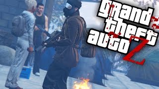 GTA V ZOMBIES  Nova BASE e encontramos algo INCRIVEL na PRAIA  Ep16 GTA 5 Survival Zombie MOD [upl. by Pallas]