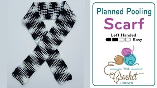 How to Crochet A Scarf Planned Pooling [upl. by Pomona]