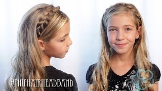 Braided Hair Headband  Pretty Hair is Fun [upl. by Eicnarf]