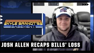 Josh Allen on the Bills loss to the Vikings in Week 10  Kyle Brandts Basement [upl. by Nimref732]