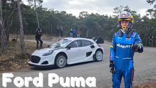 Adrien Fourmaux Pre Event Test Rallye Monte Carlo 2024 [upl. by Kristof]