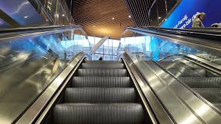 Sweden Stockholm TCentralen Subway Station 1X escalator [upl. by England565]