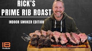 Ricks Prime Rib Recipe  GE Profile Smart Indoor Smoker [upl. by Piper]