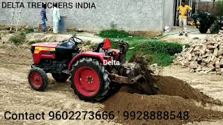 Mini portable trencher from Delta trencher India [upl. by Niajneb785]