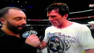 Chael Sonnen UFC on FOX 2 victory speech Rematch [upl. by Tawney]