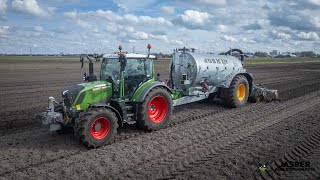 Bouwland bemesten  Fendt 314 ONE [upl. by Ydal]